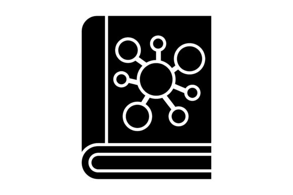 Book Icon Molecule Atom Art – A Versatile Freebie for Handmade Creations