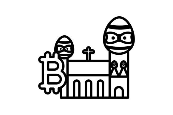 Easter Icon Church Design Black Line Art: A Versatile Graphic for Handmade Creations