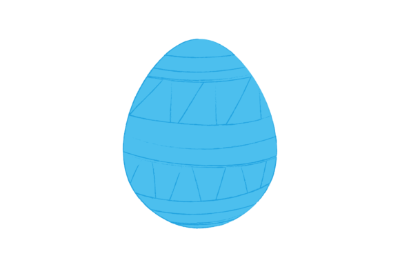 Easter Icons Blue UI Style: A Festive Graphic Design Asset for Local Business Branding