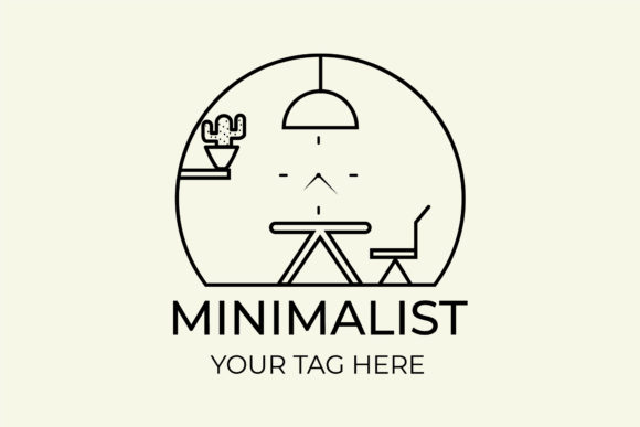 Minimalist Furniture Logo Illustration – A Graphics Freebie for Handmade Brands
