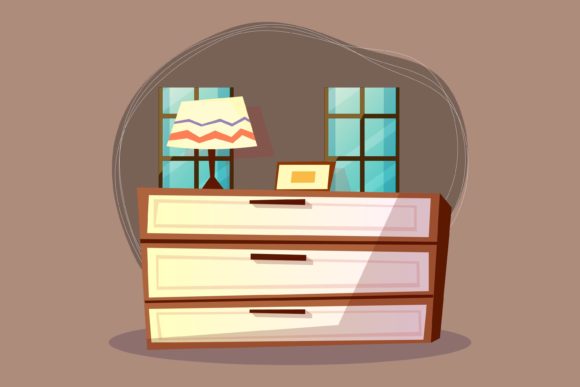 Modern Stacking Cabinet Graphics for Creative Projects