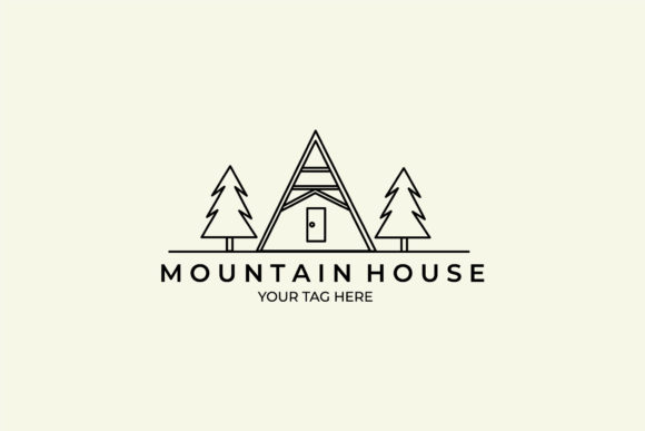 Mountain House Logo Illustration Design Review