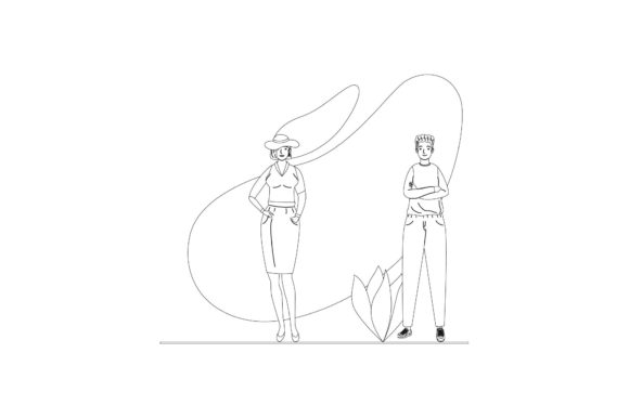 Person Illustration Designs: A Versatile Freebie for Modern Content Publishing