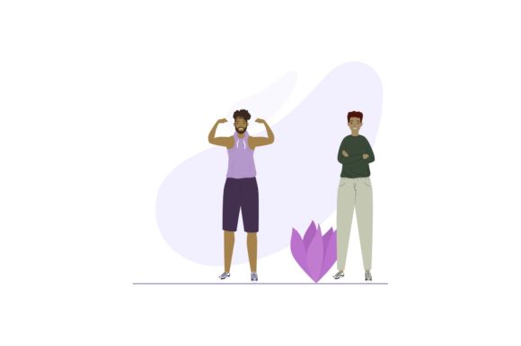 Person Illustration Freebie: A Versatile Graphic Design Asset for Content Creators