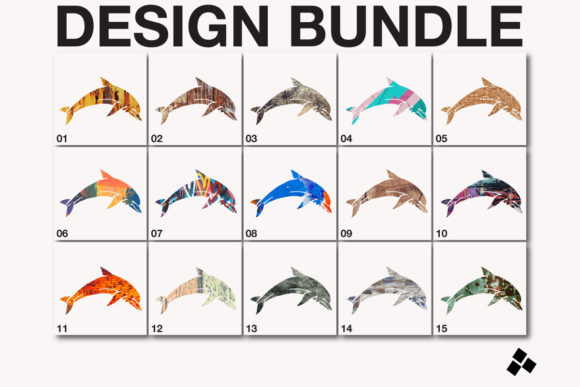 Sublimation Dolphin Background: A Versatile Graphic for Handmade Projects