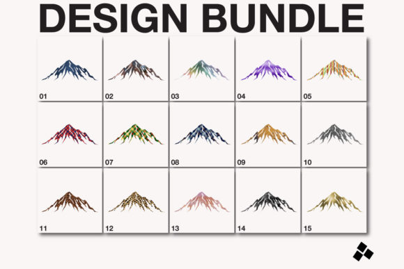 Sublimation Mountain Svg Background: A Modern Graphic for Strong Branding